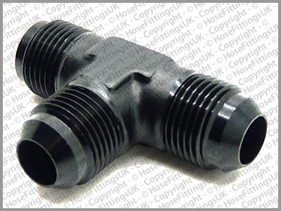 AN-4 SCHWARZ (7/16x20 UNF) JIC SCHOTT GERADE STECKER Ölschlauch